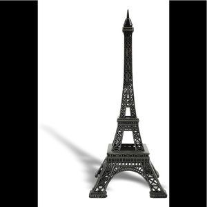 10” Black Eiffel Tower Decor